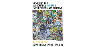 Exposition d'art au profit de l'UNICEF en faveur des enfants d'Ukraine