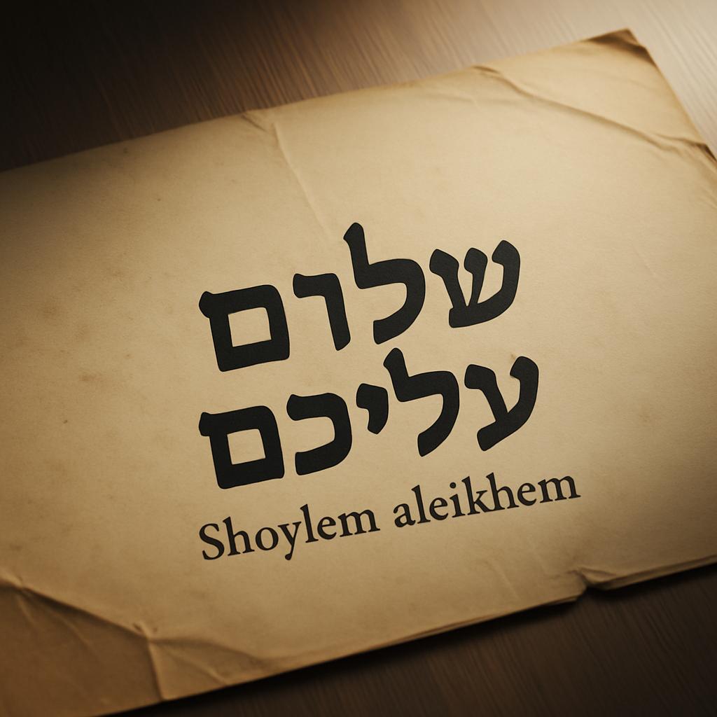 sholem aleikhem