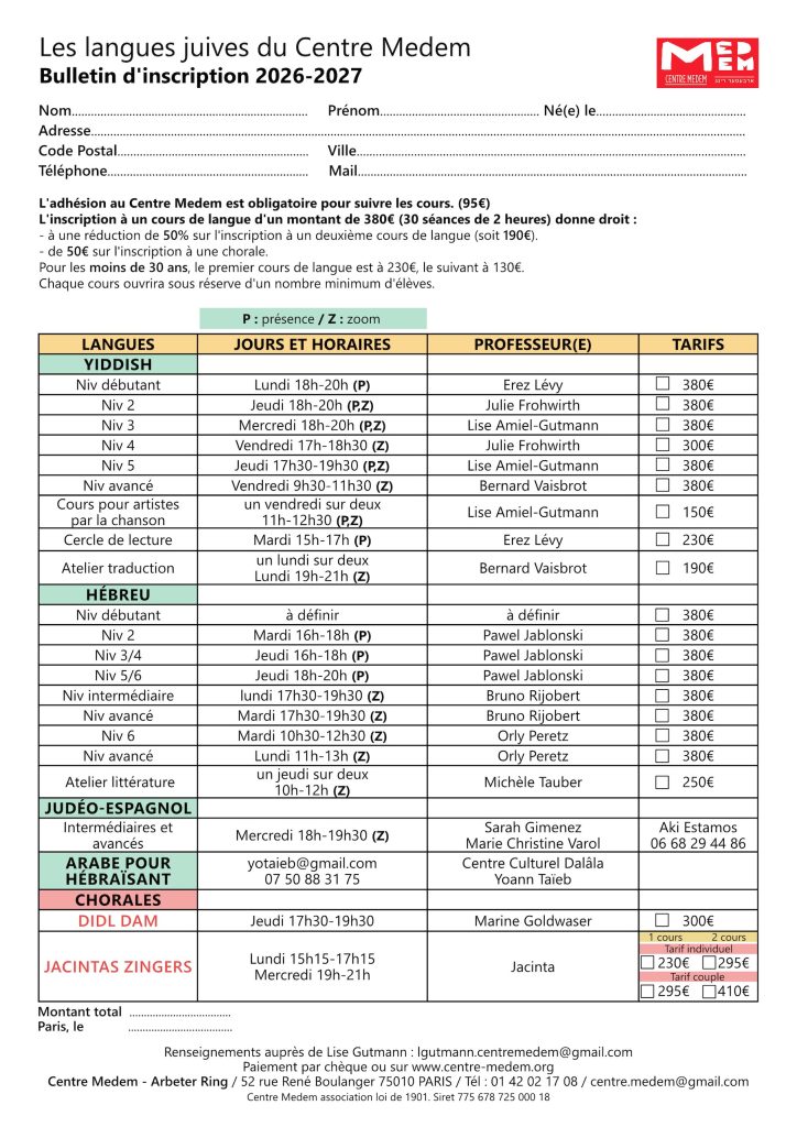 bulletin des langues